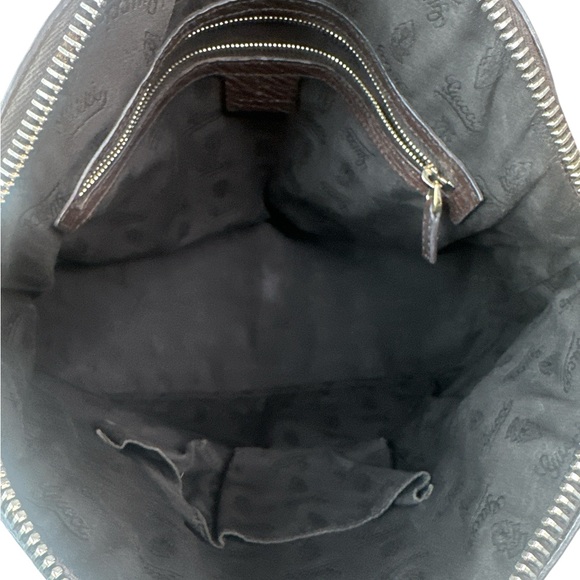 GUCCI GG canvas/leather interlocking charm bag no strap - Picture 9 of 11